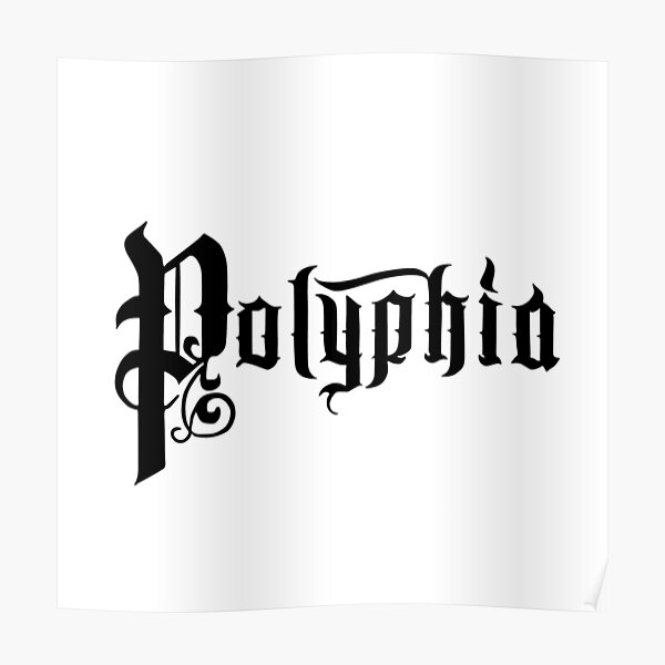 Polyphia black Poster RB1207 product Offical polyphia Merch