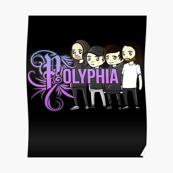 Polyphia Merch Polyphia Merch Polyphia band Chibi Poster RB1207 product Offical polyphia Merch