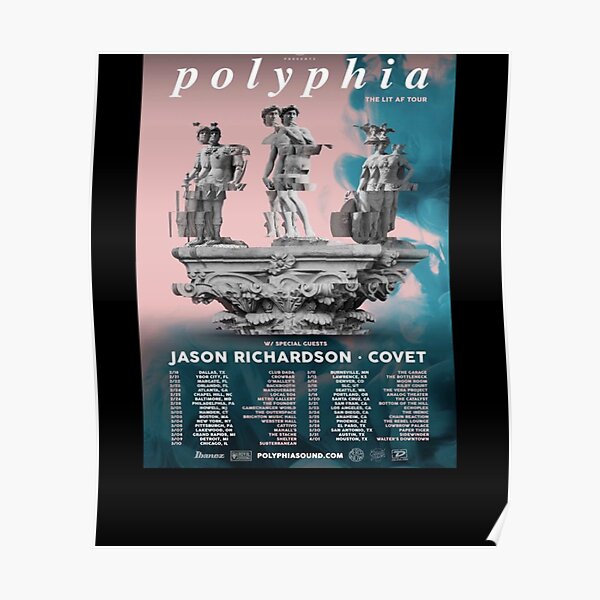 Polyphia Merch Jason Richardson Concert Poster Poster RB1207 product Offical polyphia Merch