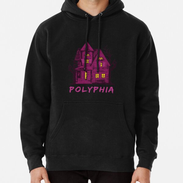 Polyphia Merch Polyphia Band With Some Scary Haunted House Pullover Hoodie RB1207 product Offical polyphia Merch