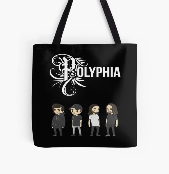 polyphia band - graphic design  All Over Print Tote Bag RB1207 product Offical polyphia Merch