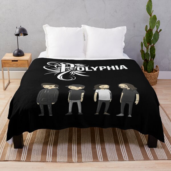 polyphia band - graphic design  Throw Blanket RB1207 product Offical polyphia Merch