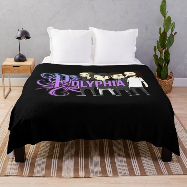 Polyphia Merch Polyphia Merch Polyphia band Chibi Throw Blanket RB1207 product Offical polyphia Merch