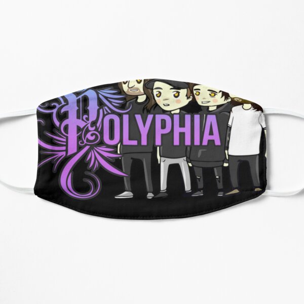 Polyphia Merch Polyphia Merch Polyphia band Chibi Flat Mask RB1207 product Offical polyphia Merch